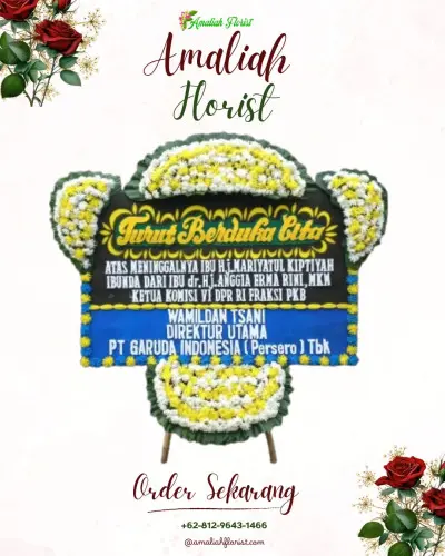 Papan Bunga Duka batang