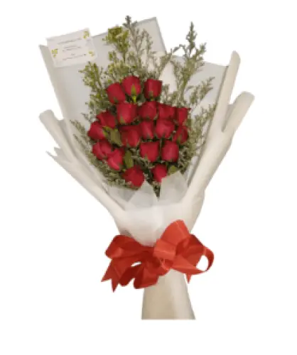 hand buket bunga batang