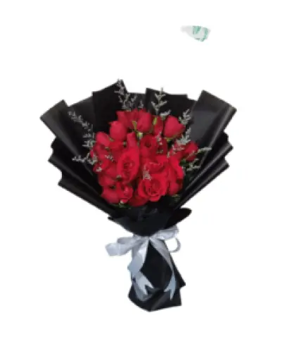 hand buket bunga batang