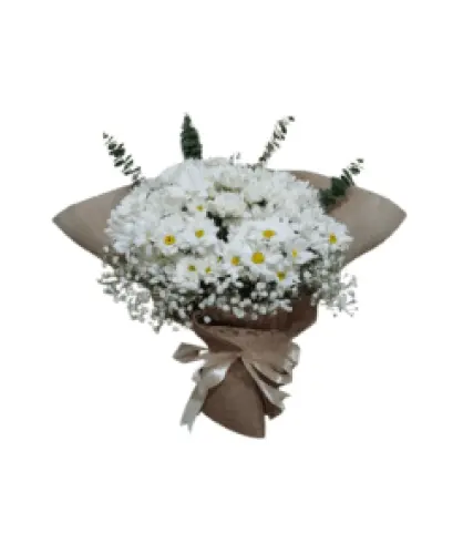 hand buket bunga batang